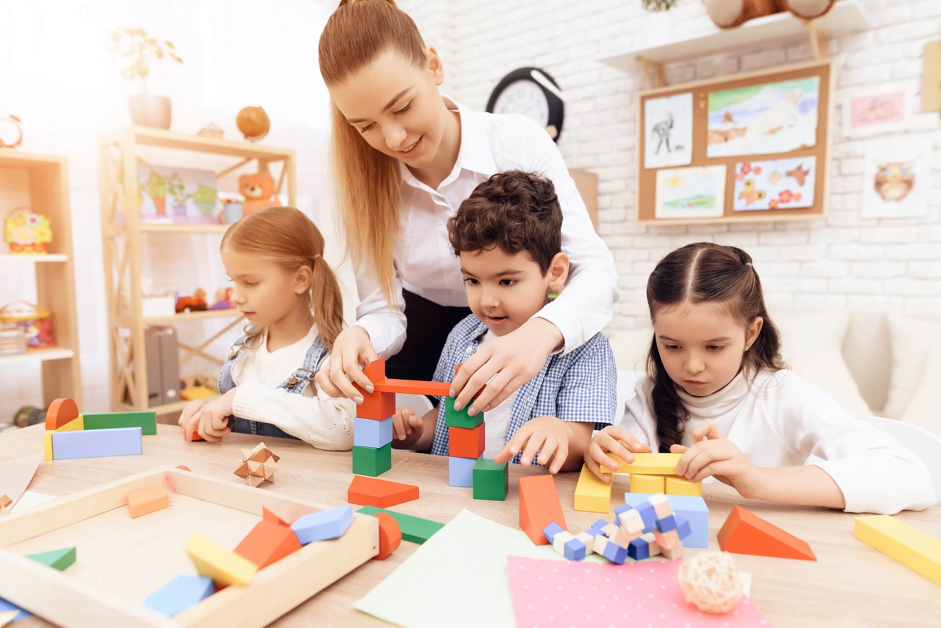 Puzzle 3D en Bois Jouet Sensoriels Montessori pour Enfants de 3 4 5 Ans  Casse-Tête Similaire au Jeu Tetris Jouet Puzzle Tangram en Bois Jeu de  Puzzle