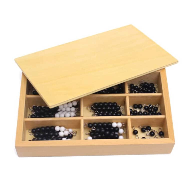 Boîte-de-perles-pour-table-de-Seguin-Montessori-avec-couvercle