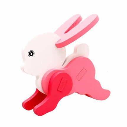 Lapin-Puzzle-3D-Animaux-en-Bois