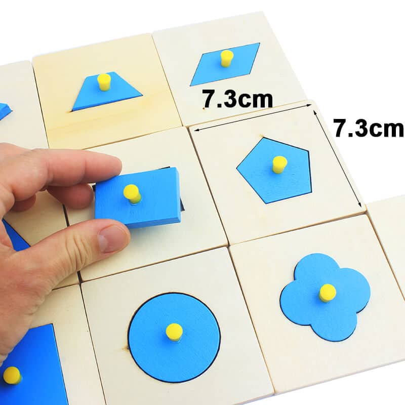 Puzzle Montessori formes géométriques - Nos SuperHéros