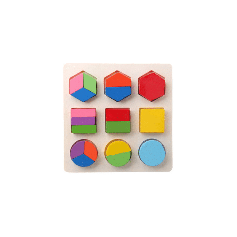 puzzle des fractions jouet montessori