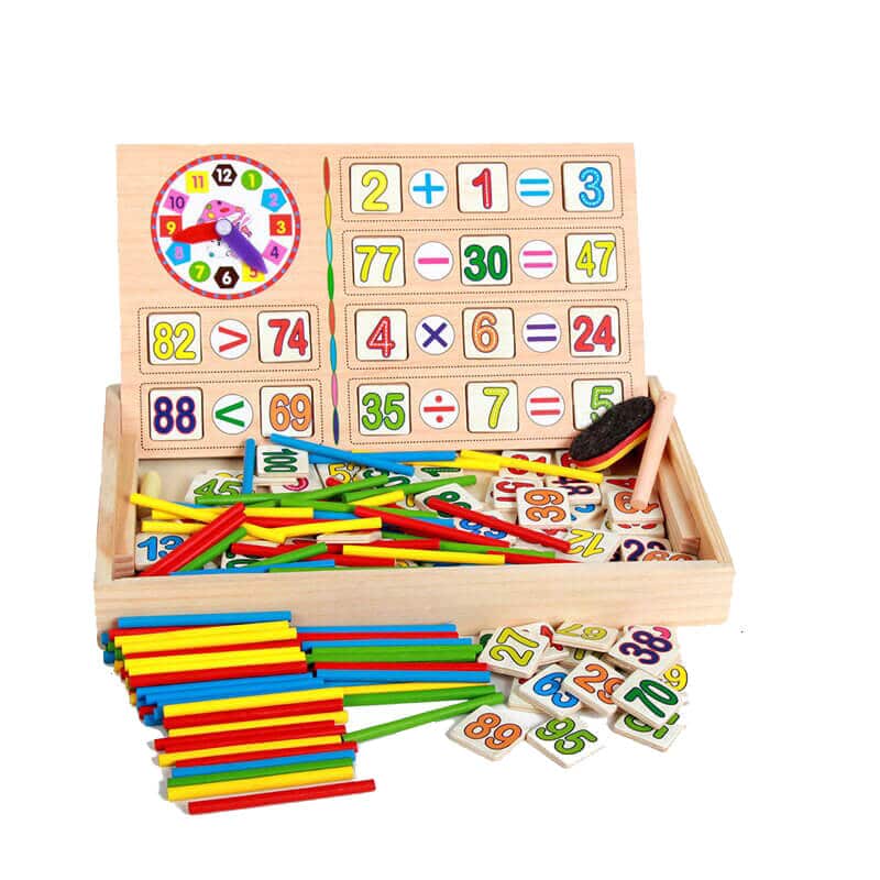 Boîte-d'apprentissage-arithmétique-Montessori