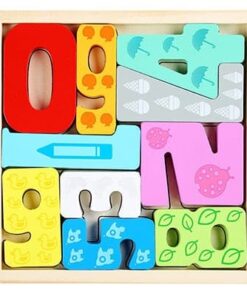 Puzzle en bois Montessori chiffres