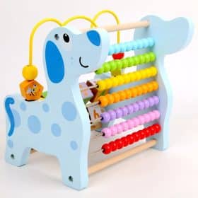 Abaque Montessori Multifonctions 3 en 1 chien