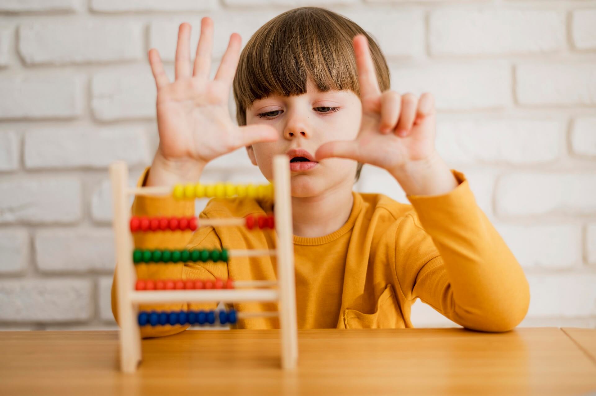 Octoroulette : Jouet en bois pour apprendre à compter