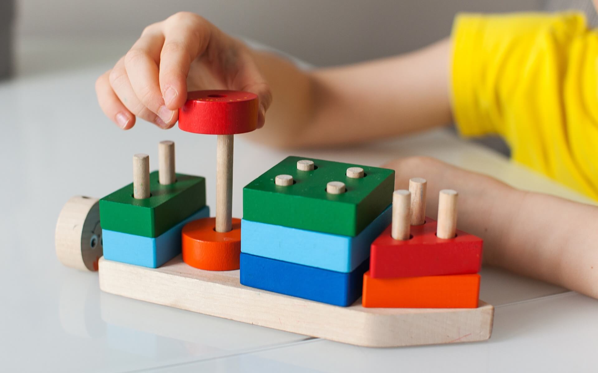 Ensemble 3 jeux en bois Montessori : Mathématiques, motricité, logique