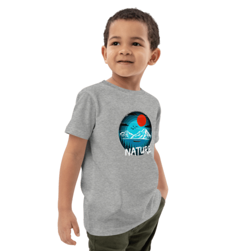organic cotton kids t shirt heather grey right front 6211073132d55