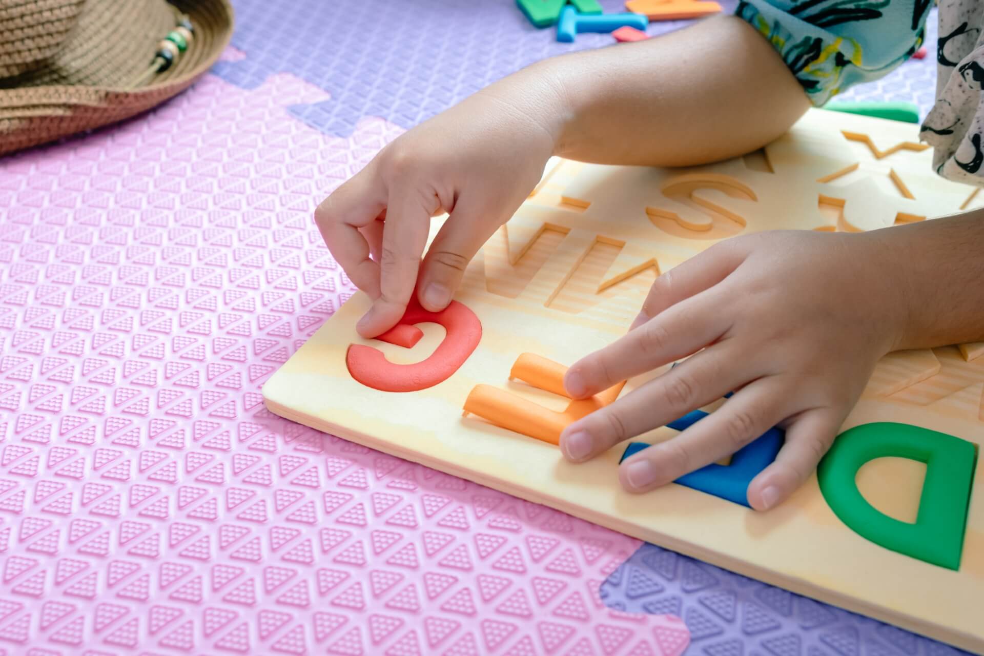 puzzles de lettres enfant